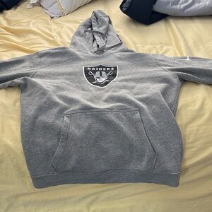 Nike Gray Raiders Pullover Hoodie
